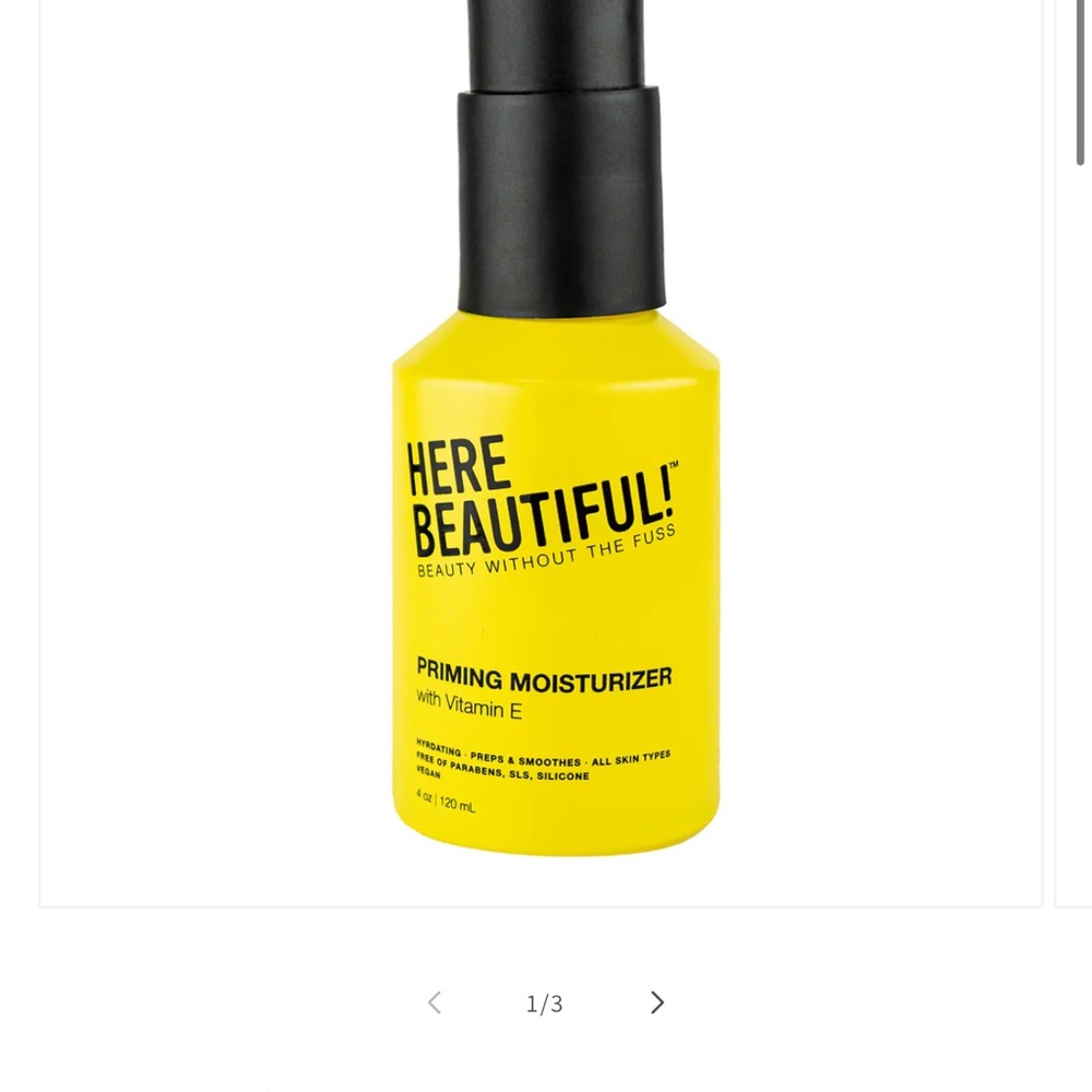 Here Beautiful priming, moisturizer, and facial gel or night cream YOUR CHOICE - Picture 5 of 5